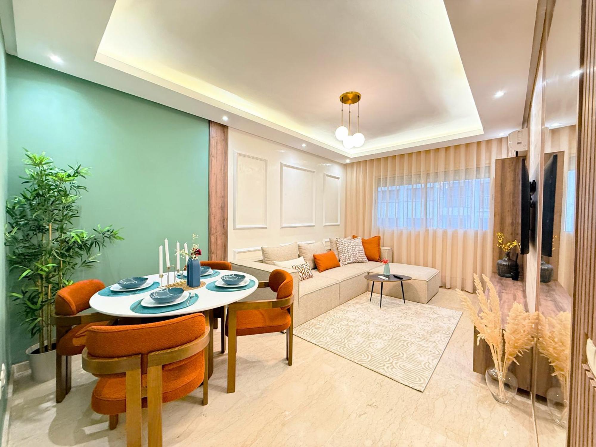 Cosy Greeny 3 Bdr - Downtown Near Oasis Train And Tramway 卡萨布兰卡 外观 照片