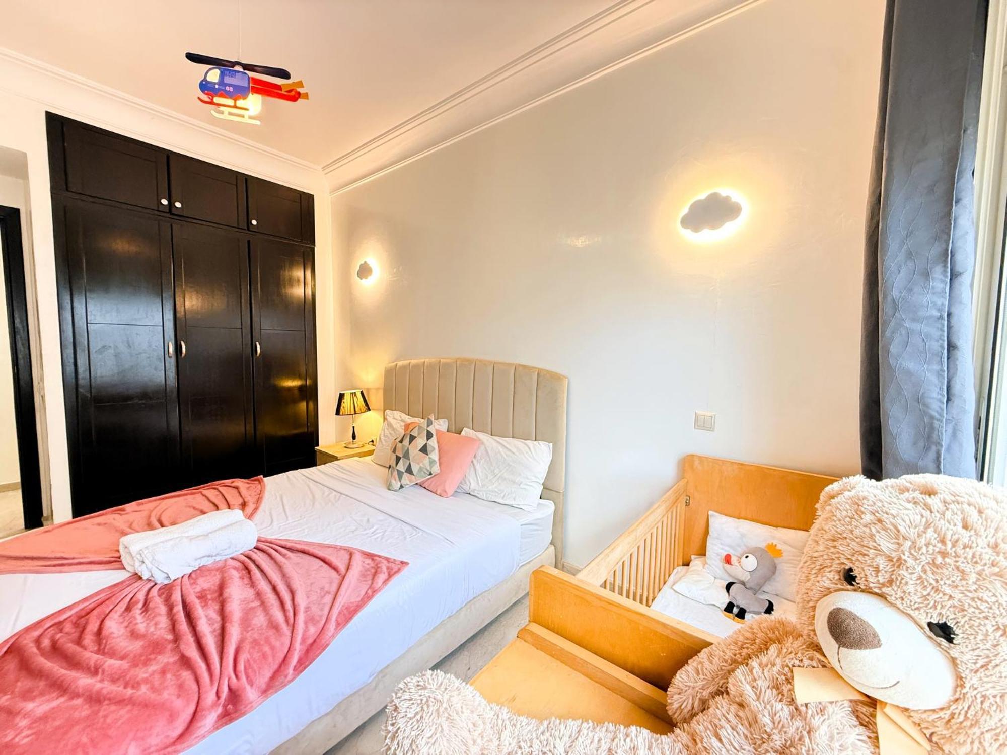 Cosy Greeny 3 Bdr - Downtown Near Oasis Train And Tramway 卡萨布兰卡 外观 照片